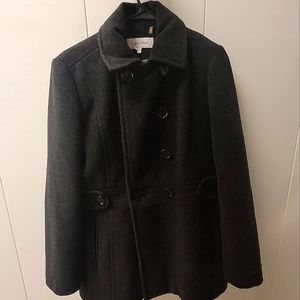Women's Calvin Klein Wool coat size 4 Blk